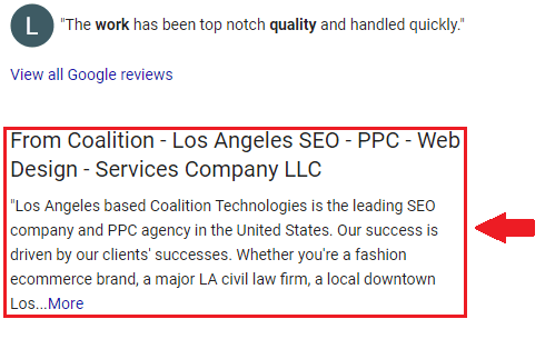 Google My Business rankings